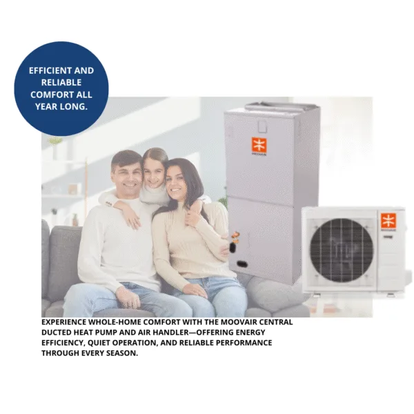 Moovair Central Ducted Heat Pump with Air Handler - Image 4
