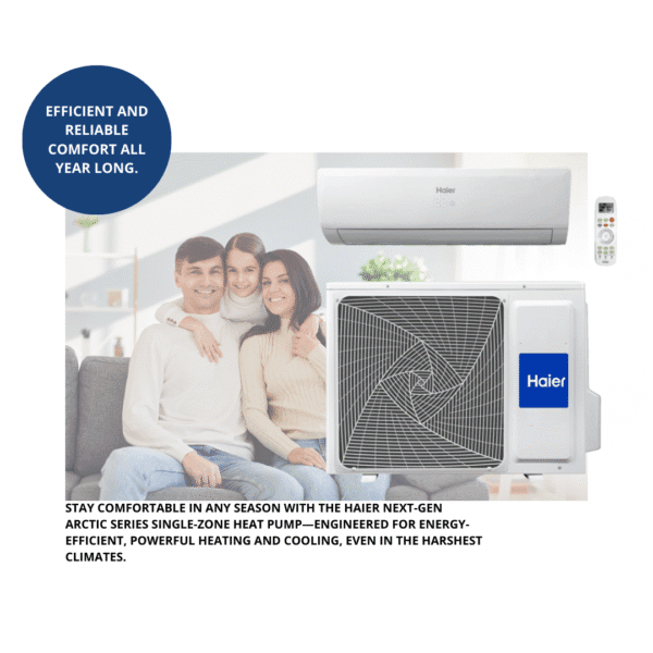 Haier Next-Gen Arctic Series Single-Zone Heat Pump - Image 4