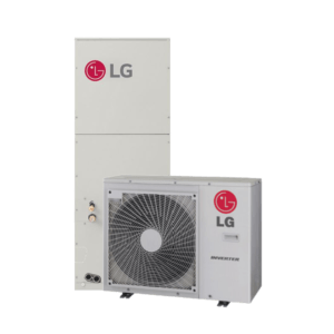 LG Red Hyper Heat Central Ducted Heat Pump with Vertical Air Handler