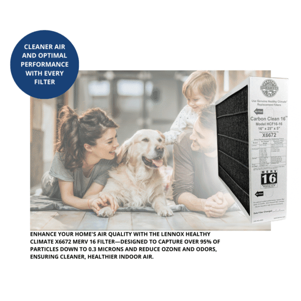 X6672 LENNOX HEALTHY CLIMATE MERV 16 FILTER - Image 4