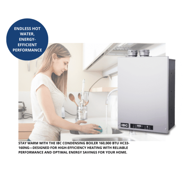 IBC Condensing Boiler 160,000 BTU HC33-160NG - Image 4