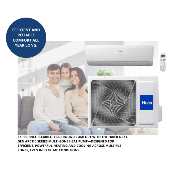 Haier Next Gen Arctic Series Multi-Zone Heat Pump - Image 4