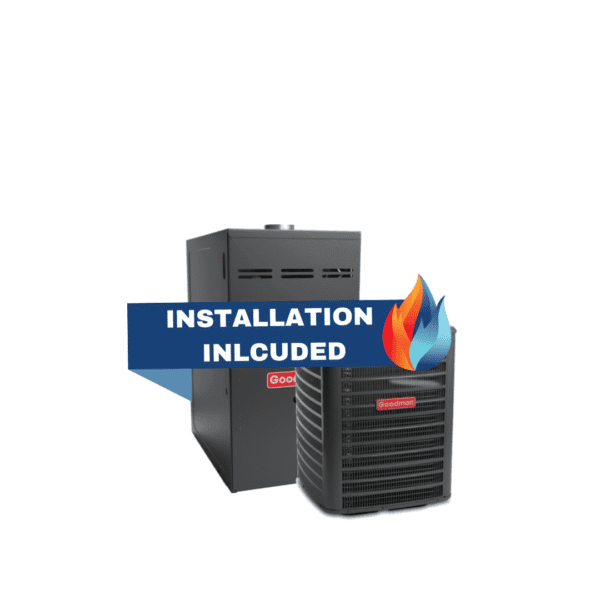 Goodman GM9C96 Two-Stage Gas Furnace + GSX 13 Goodman Air Conditioner Combo - Image 3
