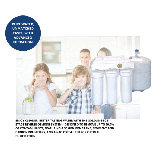 Goldline-50 5 Stage Reverse Osmosis System - Image 4