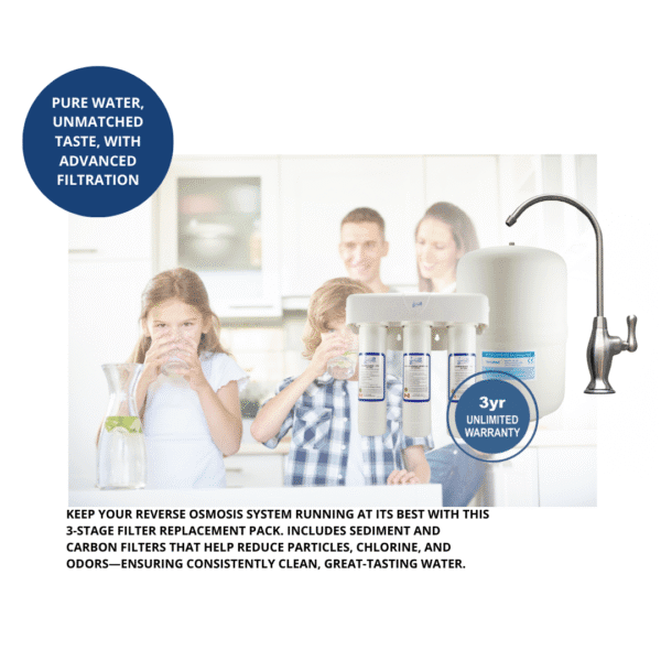 Value 3 Stage Quick Connect Reverse Osmosis System (RO) - Image 4